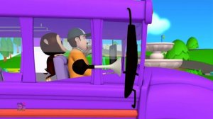 Колеса у автобуса | автобус песня | Дети рифмы для детей | Wheels On The Bus | Luke and Lily Russi