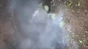 Русский солдат Алёша. Наш боец руками отшвыривает гранаты с вражеского дрона. Алексей жив-здоров.