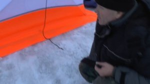 Рыбалка на Десногорском водохранилище в Новый год.