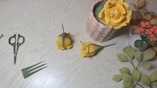 Осенний букет с конфетами / Подарок учителю своими руками