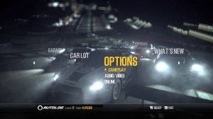 Need for Speed Shift 2 Unleashed Main Menu