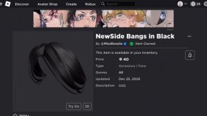 ?КАК СДЕЛАТЬ НЕСКОЛЬКО ВОЛОС В РОБЛОКС В 2023!wendy?