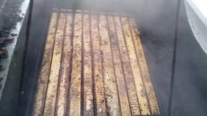 Перетапливаем старые рамки.