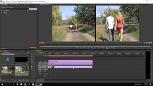 Двойная композиция (двойной экран) в Premiere Pro #5