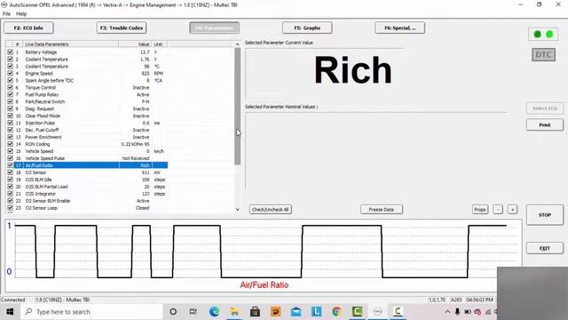 Vauxhall Cavalier MK3 with Opel Scannner (Analysis and Drive) смотреть онлайн