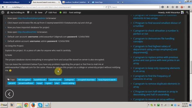 Fuzzy keyword search over encrypted data in cloud computing project Part 2