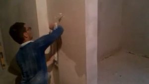 Стартовая штукатурка гипсом Knauf HP Start (под маяки)