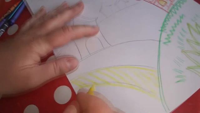 Мастер класс по рисованию восковыми мелками "Дождик в городе", "Дождик в деревне" смотреть онлайн