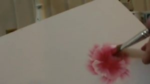 Легко рисуем розы акрилом.Roses in acrylic, one stroke technique.