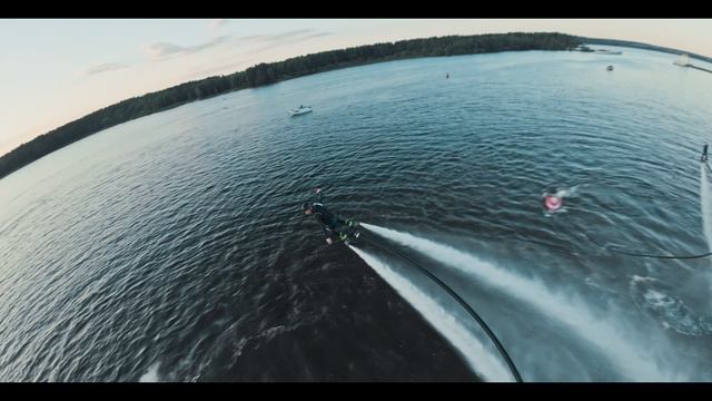 Летающие Люди - водное Флайборд шоу в Москве. Flyboard Show Икша речной клуб