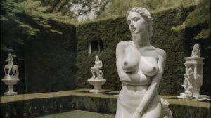 Art beautiful plaster statue