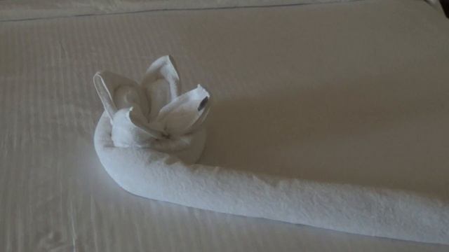 Цветок из полотенец смотреть онлайн