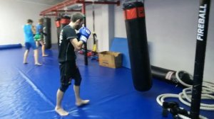 Работа на груше, тайский бокс