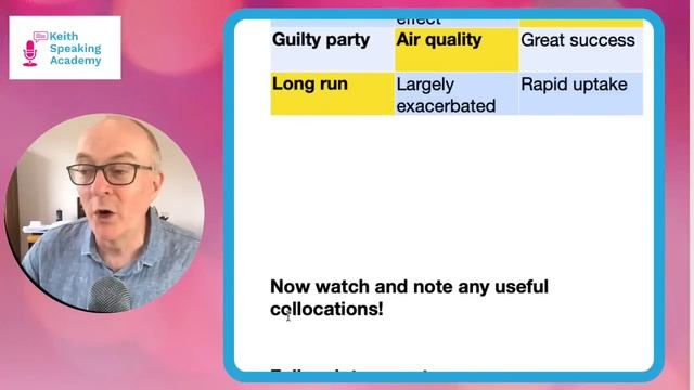 IELTS Speaking Free Live Lesson: Topic Of POLLUTION