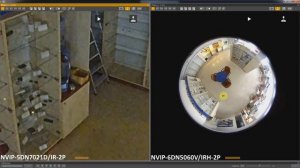 Сравнение IP камер с объективом „Рыбий глаз”   5 Mpx vs 6 Mpx