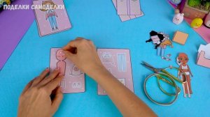 Бумажная кукла своими руками! Как сделать куклу и одежду из бумаги в стиле котика