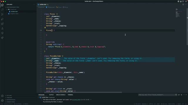 Flutter | Dart | Design Pattern :  Builder Pattern