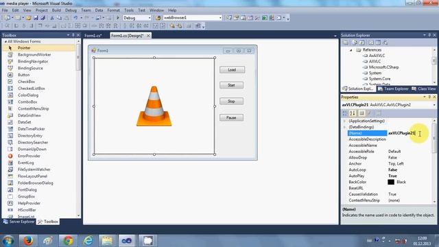 C# Tutorial 100: How to embed VLC Media Player into C# Windows Forms Application