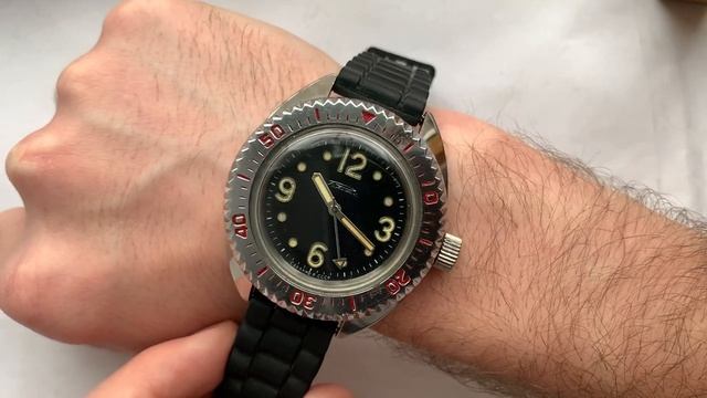 Видеообзор на самые первые часы Ракета-амфибия с механизмом Балтика второй половины 1960-х годов ПЧ смотреть онлайн