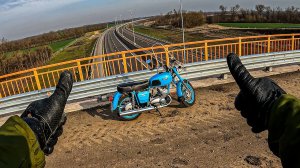 Звучит лучше, чем Харлей? | 4K видео, АСМР звук | Звук двигателя ИЖ Юпитер | Мотоцикл