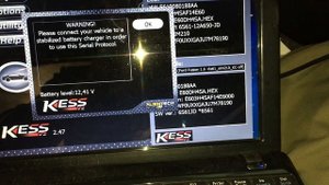 Kess Запись прошивки с неправильной контрольной суммой