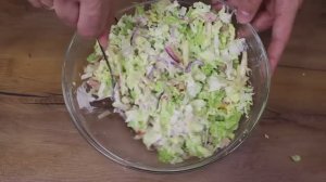 Легкий салат с тунцом