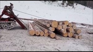 тт4 погрузка длинномера на урал