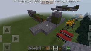 Как построить военный самолёт в Майнкрафте.Туториал!