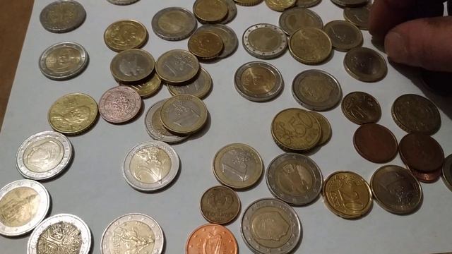 Пополнение коллекции Евро и злотых. Купюры и монеты.