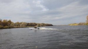 Лодка ПВХ под мотор Пилигрим 380. Тест драйв. Октябрь.