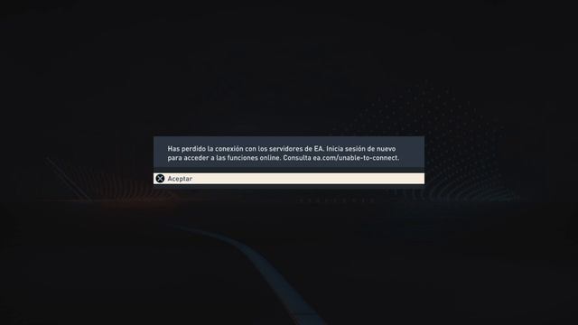 HAS PERDIDO LA CONEXION CON LOS SERVIDORES DE EA INICIA SESION DE NUEVO PARA ACCEDER A LAS FUNCIONE смотреть онлайн