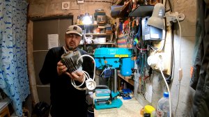 Замена двигателя на китайском сверлильном станке