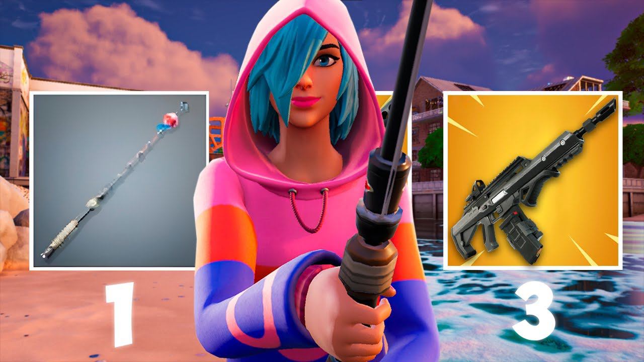 *ЛУТ ТОЛЬКО с УДОЧКИ* ЧЕЛЛЕНДЖ в ФОРТНАЙТ смотреть онлайн