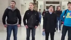 Русский хор в Барселоне.