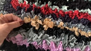 Стиль пэчворк, коврик для лоджии.