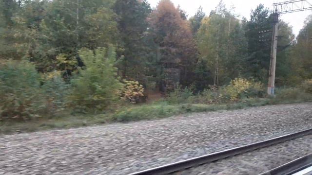 Электропоезд ЭД9Э-0045 следует по участку Сосновка - Вятские Поляны смотреть онлайн