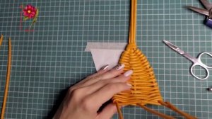 Бантик из бумажной лозы #бумажнаялоза