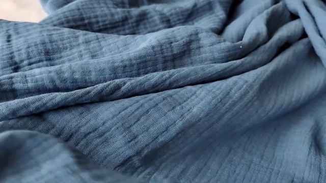 Муслин двухслойный ткан для шитья 100% хлопок смотреть онлайн