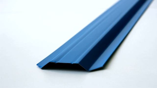 Штакетник трапециевидный узкий 100 мм (толщина 0,5 мм), RAL 5012 Голубой, полиэстер односторонний смотреть онлайн