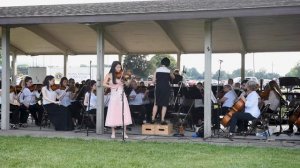 Lalo Symphonie Espagnole, mvt 1, West Shore Symphony Orchestra with Isabelle Kim, violin