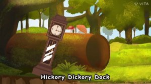 Hickory Dickory Dock song with Lyrics | Nursery Rhymes with KASO