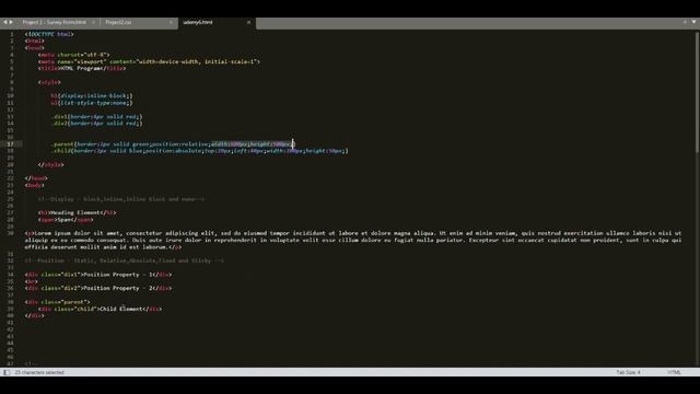 Lecture 20 - Complete HTML5, CSS & Bootstrap(7 -Full Length Website Projects)- CSS Position Propert