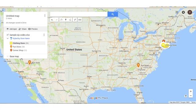 How to Make a Google Map from Excel - Tutorial ??️