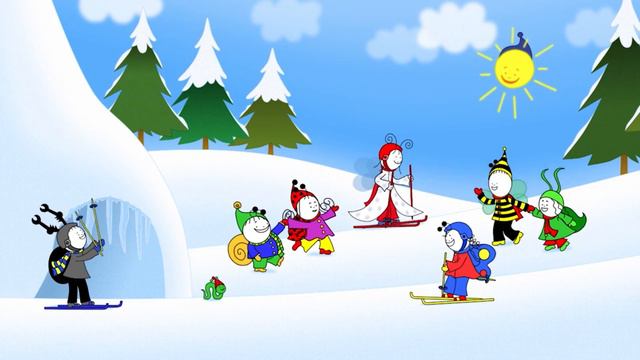 Бублик и Ягодка тематический компиляция - Червячок смотреть онлайн