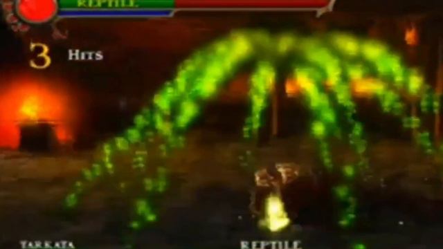 Mortal Kombat Shaolin Monks RÉPTILE Boss Movimento Modificado Codebreaker e Cheat Device