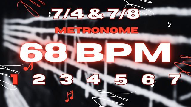 68 BPM - 7/4 & 7/8 Metronome смотреть онлайн