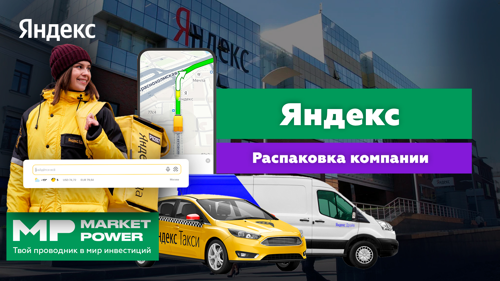 Акции Яндекса I Самая популярная поисковая система I Реклама, почта подписки, такси и доставка еды
