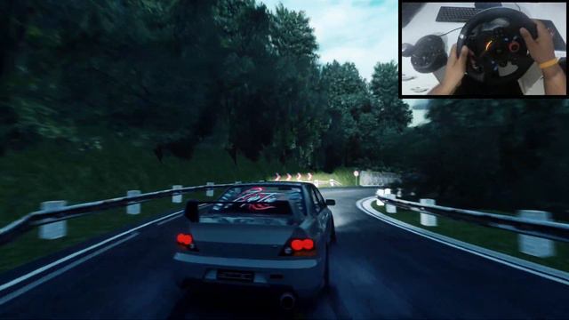 Lancer Evo Vlll Drifting on Akagi l Assetto Corsa (Logitech G29 - Steering Wheel Gameplay) смотреть онлайн