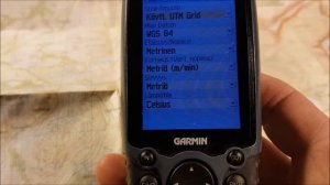 Garmin GPSmap 60Cx ETRS TM35FIN määrittely