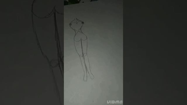 как нарисовать человека в полный рост.#shorts #рисованноевидео